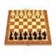 Настольная игра 3в1 шахматы, шашки, нарды, 29x29см, дерево (118005) - изображение 1