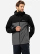 Спортивная ветровка мужская Jack Wolfskin Weiltal 2L Jkt M 1115892-6945 XL Черная с серым (4064886003629) - изображение 1