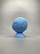Силиконовая форма для свечей Земля глобус на ракушке - изображение 3