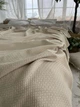 Покрывало ZEINTEX Wheat хлопковое бежевое 140х200 см - изображение 4