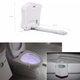 LED подсветка для унитаза с датчиком движения Light Bowl 8 цветов ночник для туалета RGB - изображение 5