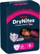 Подгузники-трусики Huggies DryNites для девочек 13+ лет 9 шт (5029053583679) - изображение 1