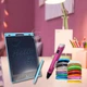 Ручка 3D pen 6 с LED дисплеем + графический планшет для рисования, детский набор для творчества с PLA пластиком и защитой для пальцев Розовый KP-91-Pink - изображение 1