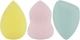 Набор спонжей для макияжа Beauty Blende (Капля, Срез, Фигурный), желтый+светло-розовый+мятный - Puffic Fashion PF-232 3шт (1410866-27076361) - изображение 2