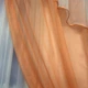 Шторы шифоновые с ламбрекеном ALBO персиковые 150×270 см (LS-295-8) - изображение 5