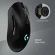 Миша Logitech Wireless G707 Чорна - зображення 2