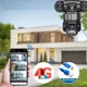 Уличная 4G камера SC28 15Мп 3 объектива удаленный просмотр поддержка SIM-карт вращение сигнализация - изображение 5