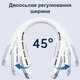 Портативный вентилятор на шею с аккумулятором Белый - изображение 3