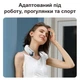 Портативный вентилятор на шею с аккумулятором Белый - изображение 8