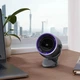 Маленький вентилятор настільний на прищіпці з пультом USB Type-C Сірий - зображення 13
