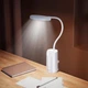 Настільна LED-лампа на акумуляторі з кліпсою HOCO HX10 Clip table lamp (200LMN, 5h, 1200mAh, 2W). White - зображення 7