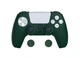 Захисний силіконовий чохол Dobe TP5-0559 Dark Green для геймпаду Sony DualSense (PS5) + накладки на стіки - зображення 1