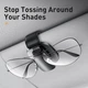 Автомобильный держатель для очков Baseus Platinum Vehicle Eyewear Clip (ACYJN-B01) Black - изображение 12