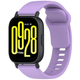 Ремінець силікон (кнопка кв.) для Garmin Venu 3 ліловий - зображення 2