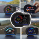 Бортовий комп'ютер HUD P6, GPS-спідометр, OBD2 - зображення 4