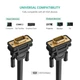 Видео кабель UGREEN VG101 VGA Male to Male Cable 1m (Black)(UGR-11673) - изображение 3
