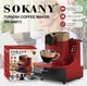 Кофеварка для приготовления турецкої кави Sokany SK-04011 700 Вт 1000 мл Червона - зображення 2