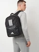 Рюкзак спортивный 27,5 л вмещает формат А4 Adidas Clsc Bars 3S JD9563 Black/White (4067901824209) - изображение 2