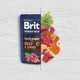 Корм вологий Brit Premium Fillets in Gravy Beef & Carrot для собак малих порід філе в соусі яловичина і морква 85 г (1111185861) - изображение 2