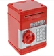 Копилка детская сейф скарбничка Number Bank с кодовым замком красный MA229red - изображение 3