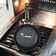 Алюминиевая сковорода MR-1207-22 Ø22см с антипригарным покрытием и термостойкой крышкой Quan Tanium - изображение 3
