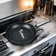 Алюминиевая сковорода MR-1207-24 Ø24см с антипригарным покрытием и термостойкой крышкой Quan Tanium - изображение 2