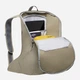 Рюкзак женский спортивный тканевый 15 л вмещает формат А4 Jack Wolfskin Waimea A64019-4030 Бежевый (4064886444521) - изображение 2