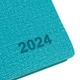 Щоденник Leo Planner 12 x 20 см датований 2024 Glory бірюзовий (252412) - изображение 5