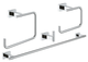 Набор аксессуаров 4 в 1 Grohe Essentials Cube New (40778001) - изображение 1