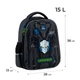 Рюкзак школьный полукаркасный GoPack Education Warrior GO25-165M-6 38x28x13 серый - изображение 2