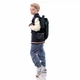 Рюкзак школьный полукаркасный GoPack Education Warrior GO25-165M-6 38x28x13 серый - изображение 9