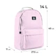 Рюкзак GoPack Education Teens GO25-147M-6 40x27.5x11 рожевий - зображення 2