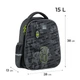 Рюкзак шкільний напівкаркасний GoPack Education Skate GO25-165M-8 38x28x13 сірий - зображення 2