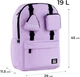 Рюкзак GoPack Education Teens 45x29x11.5 см 19 л Фиолетовый (GO25-178L-4) - изображение 2