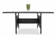 Стол садовый Just Relax Milano 150x90 Графитовый с Ротангу со стальным каркасом (1 Стол) - изображение 3