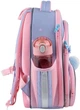 Рюкзак шкільний каркасний GoPack Education Lovely Bears 38x28x15 см 12.5 л Сірий з рожевим (GO25-597M-2) - зображення 5
