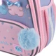 Рюкзак шкільний каркасний GoPack Education Lovely Bears 38x28x15 см 12.5 л Сірий з рожевим (GO25-597M-2) - зображення 14