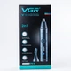 Аккумуляторный триммер для стрижки носа и ушей с USB VGR V-613 Pro Черный - изображение 5