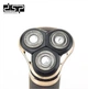 Аккумуляторная электробритва для бритья лица с USB, LED-дисплеем и IPX5 DSP-60078 Pro Черный + Щетка - изображение 5