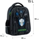 Рюкзак шкільний напівкаркасний GoPack Education Warrior 38x28x13 см 15 л Сірий (GO25-165M-6) - зображення 2
