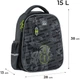 Рюкзак шкільний напівкаркасний GoPack Education Skate 38x28x13 см 15 л Сірий (GO25-165M-8) - зображення 2