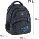Рюкзак шкільний GoPack Education Cool Gamer 39x29.5x12 см 17 л Темно-сірий (GO25-175M-8) - зображення 2