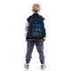 Рюкзак школьный полукаркасный GoPack Education Level Up 38x28x13 см 15 л Синий (GO25-165M-7) - изображение 16