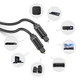 Цифровий оптичний аудіокабель Vention TOSLINK PRO, 3m, M/M, Digital Audio (BAEBI) - изображение 4