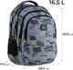 Рюкзак шкільний GoPack Teens 40.5x28.5x17.5 см 16.5 л Сірий (GO25-162M-4) - зображення 2