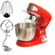 Кухонная машина (планетарный миксер) Royalty Line RL-PKM-1600 Red, 1600 Вт, чаша 5.5 л, 6 скоростей + импульсный режим - изображение 4