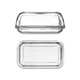 Масленка с крышкой 17 см LUMINARC BUTTER (N3913 CLEAR) - изображение 4
