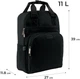 Рюкзак GoPack Education Teens 39x27x11.8 см 11 л Чорний (GO25-179M-1) - зображення 2