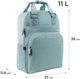 Рюкзак GoPack Education Teens 39x27x11.8 см 11 л М'ятний (GO25-179M-3) - зображення 2