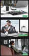 Сетевое зарядное устройство Usams GaN 65W ACC 3-port Fast Charger With Type-C Cable (CC266) Black - изображение 4